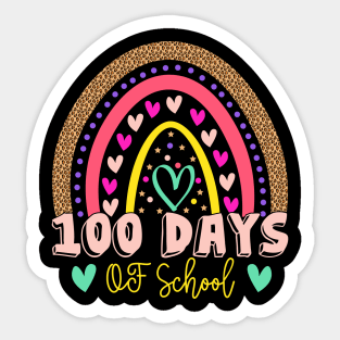 100 Days of School Gift For Kids Students And Teacher Sticker